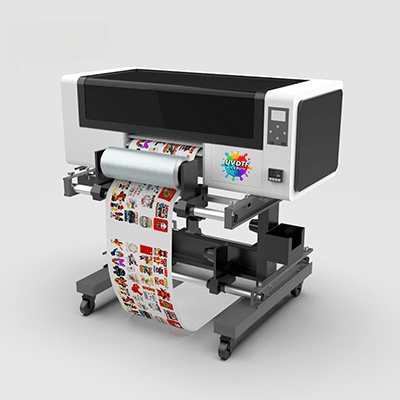 Roll-to-roll UV DTF printer